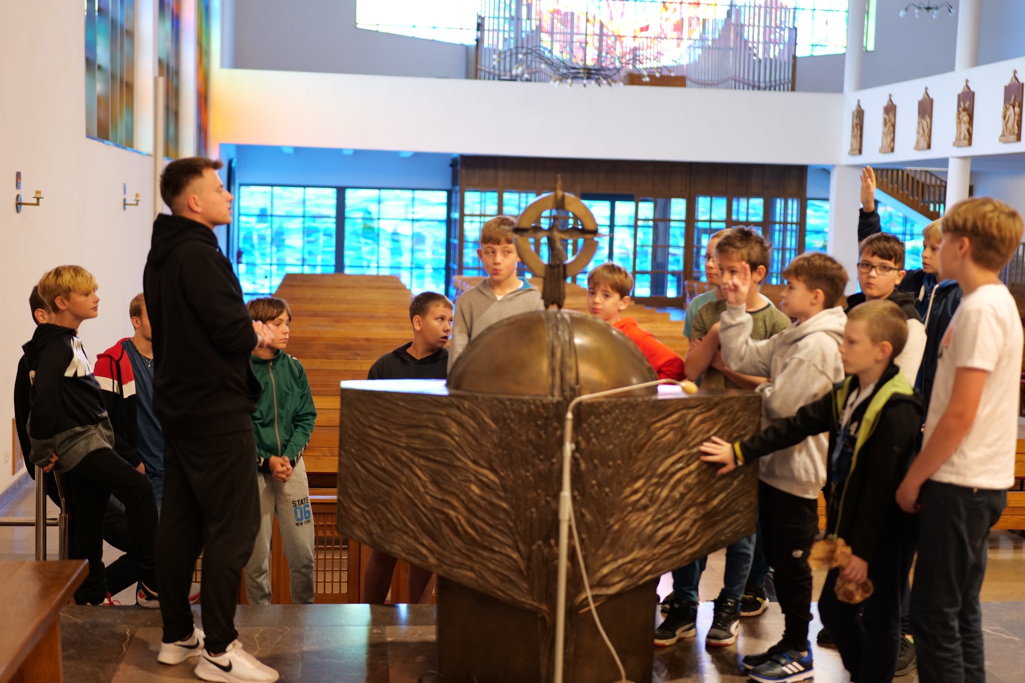 Ministranci na zbiórce